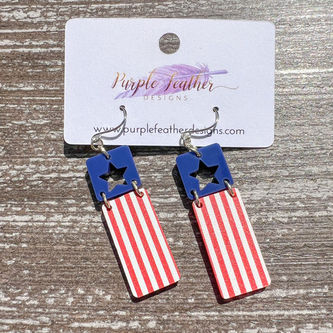 Flag Earrings, Election Day