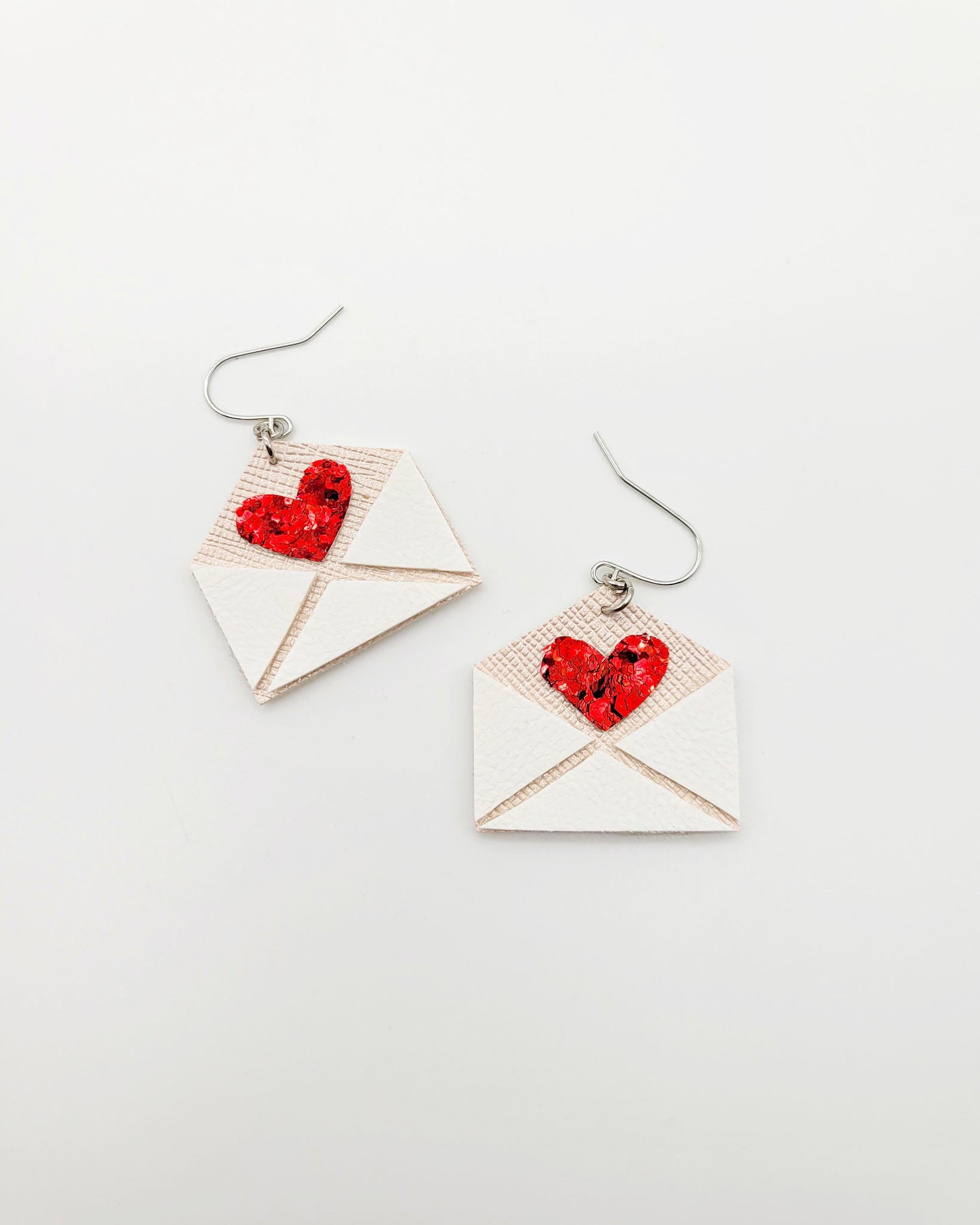Valentines Day Earrings, Envelope Earrings, Letter Earrings, Love Letter,  Cute, Valentines Day, Earrings 